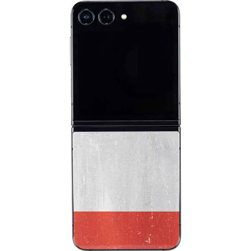 Italy Flag Distressed Galaxy Z Flip5 5G Skin